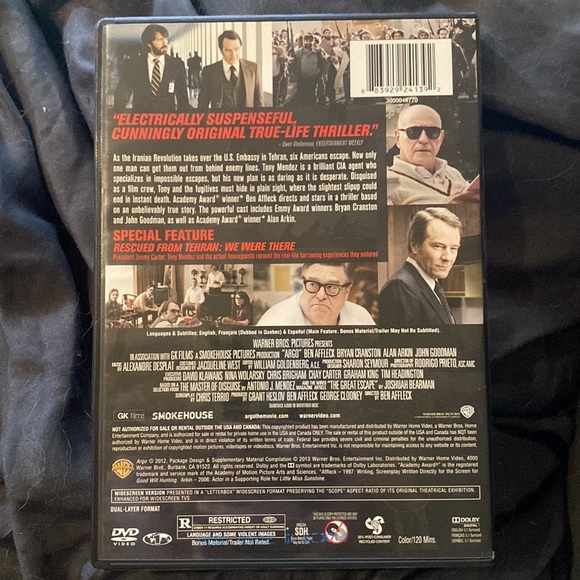 Argo DVD - Picture 2 of 2